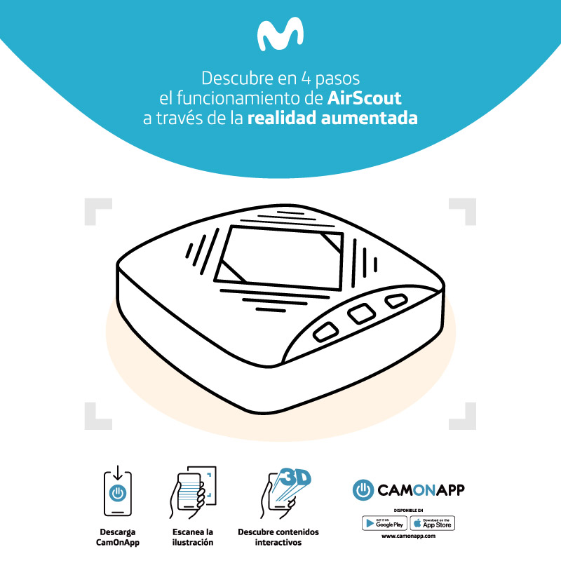 augmented reality realidad aumentada movistar air scout