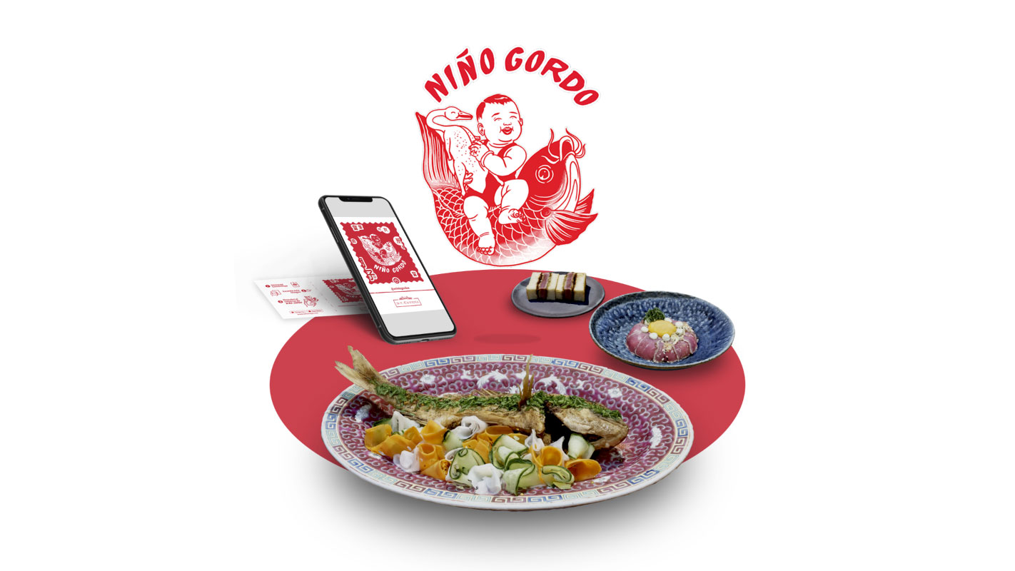 realidad aumentada niño gordo