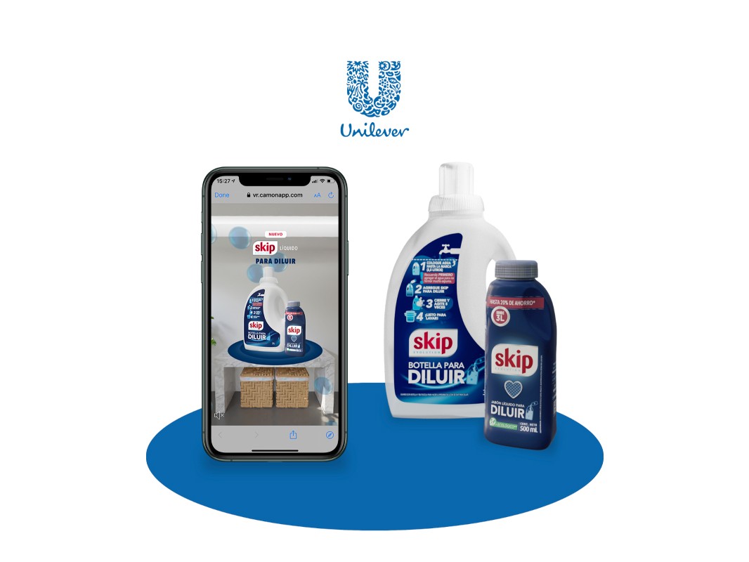 skip unilever realidad aumentada augmented reality