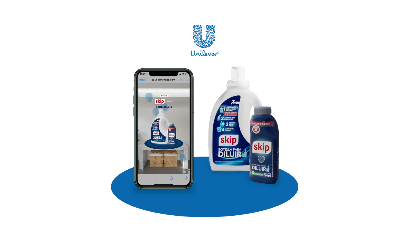 skip unilever realidad aumentada augmented reality